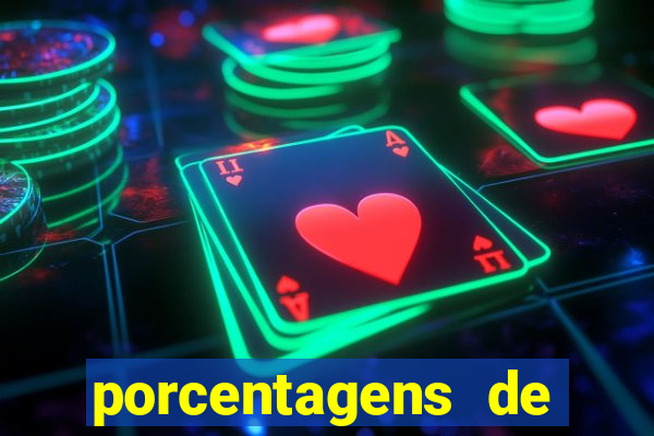 porcentagens de jogos pagantes